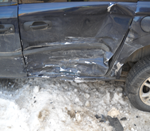 Snow tires help prevent accidents!